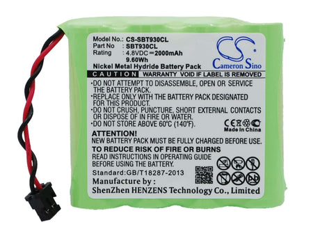 Battery For Sony, Spp-300, Spp-e80, Spp-s10 Sport, 4.8v, 2000mah - 9.60wh Cordless Phone Cameron Sino Technology Limited (Cordless Phone)   