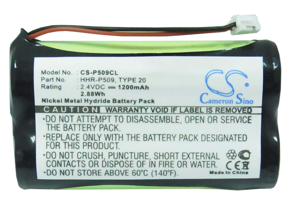 Battery For Sony, Spp-940, Spp-977, Spp-a1050, Spp-a1070, 2.4v, 1200mah - 2.88wh Cordless Phone Cameron Sino Technology Limited (Cordless Phone)   