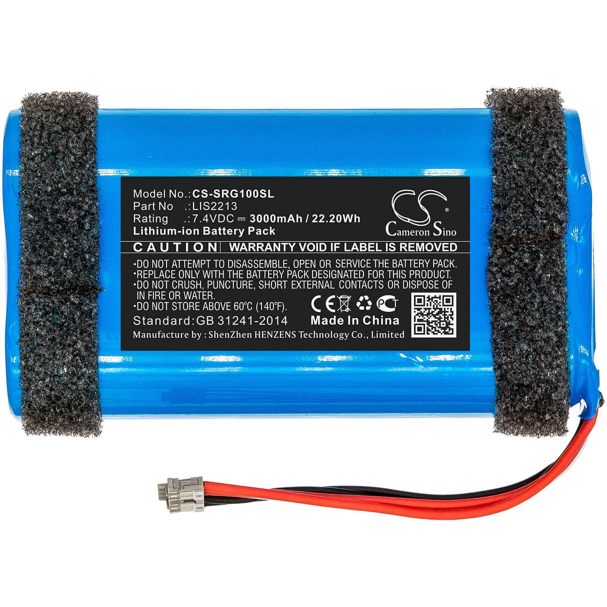 Battery For Sony, Srs-hg1, Srs-hg110, Srs-hg2 7.4v, 3000mah - 22.20wh Speaker Cameron Sino Technology Limited   