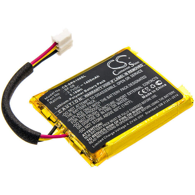 Battery For Sony, Srs-xb10, Srs-xb12 3.7v, 1400mah - 5.18wh Wireless Headset Cameron Sino Technology Limited   