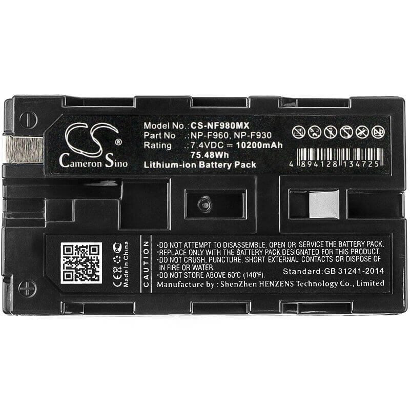 Battery For Sony Trv56e, Dcr-trv120e, Gv-d300 (video Walkman) 7.4v, 10200mah - 75.48wh Camera Cameron Sino Technology Limited   