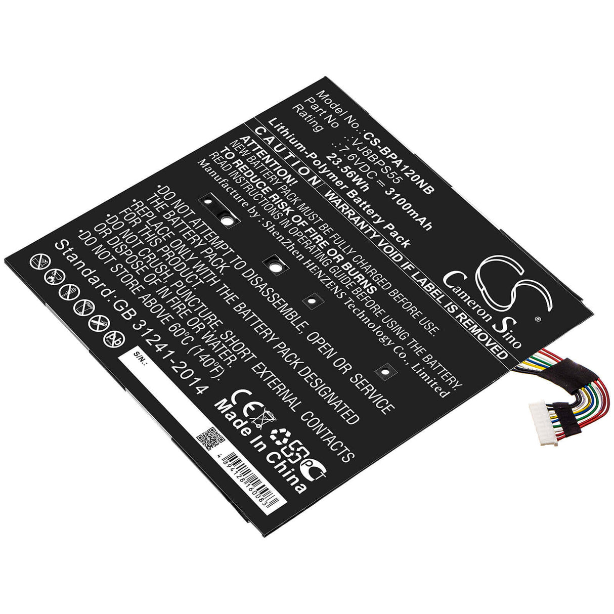 Battery For Sony, Vaio A12 7.6v, 3100mah - 23.56wh Notebook, Laptop Cameron Sino Technology Limited   