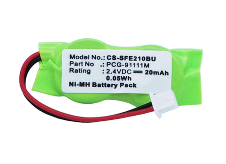 Battery For Sony Vaio Pcg-grx3p, Vaio Pcg-grx550, Vaio Pcg-grx500p 2.4v, 20mah - 0.05wh CMOS / BackUp Cameron Sino Technology Limited   