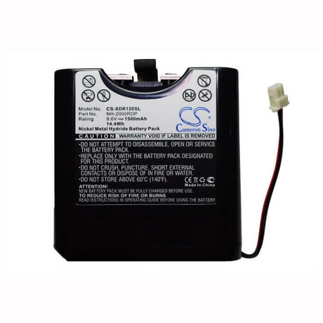 Battery For Sony Xdr-ds12ip 9.6v, 1500mah - 14.40wh DAB Digital Cameron Sino Technology Limited   