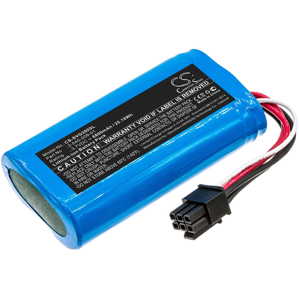 Battery For Soundcast, 21391-vgbt03a, Sud-vgbt03a, Vg3 3.7v, 6800mah - 25.16wh Speaker Cameron Sino Technology Limited   