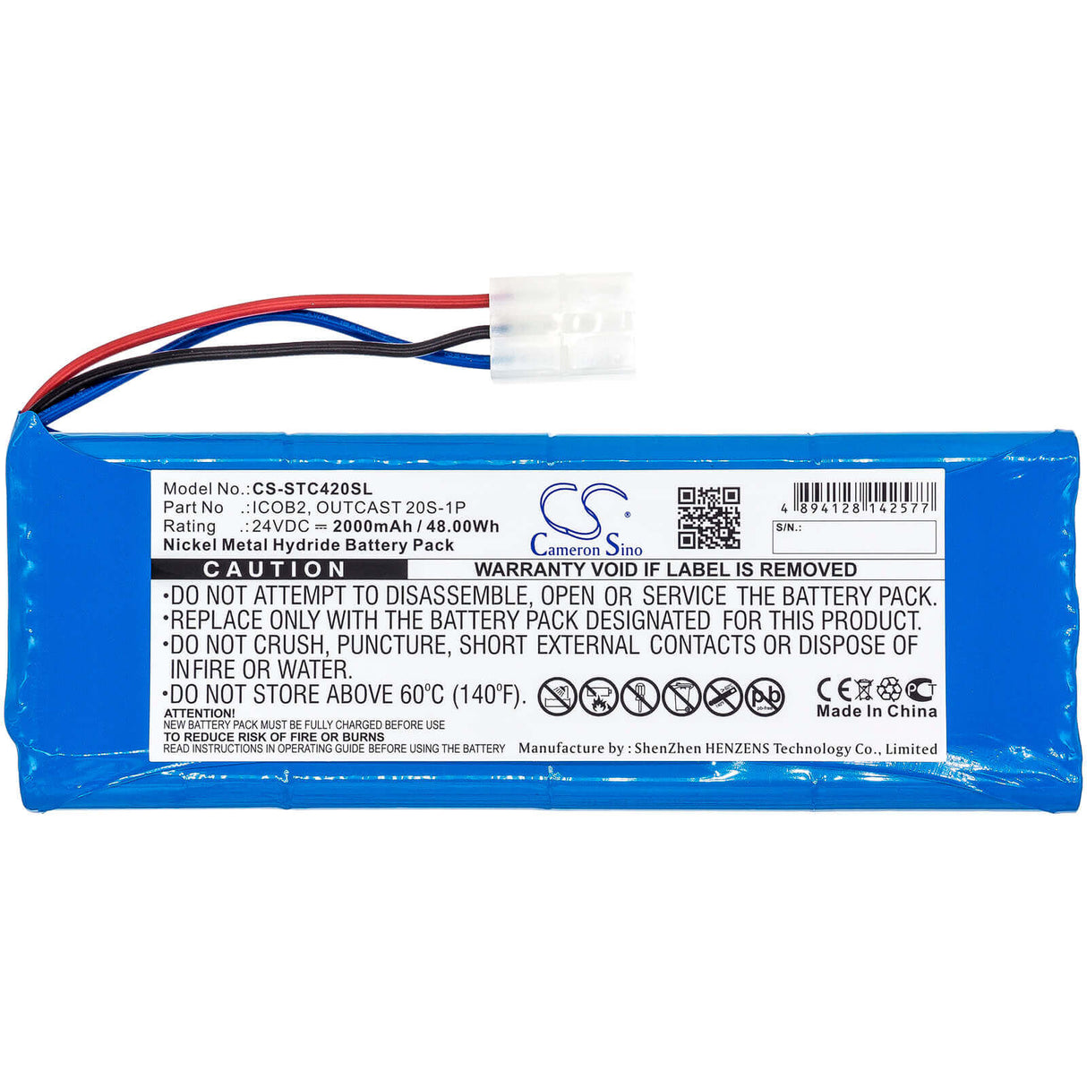 Battery For Soundcast, Ico420, Ico421 24v, 2000mah - 48.00wh Speaker Cameron Sino Technology Limited   