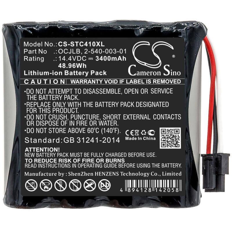 Battery For Soundcast, Ocj410, Ocj410-4n 14.4v, 3400mah - 48.96wh Speaker Cameron Sino Technology Limited   