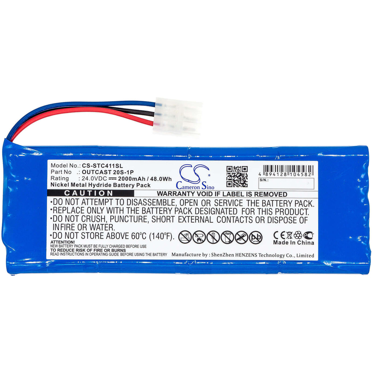 Battery For Soundcast Outcast Ico 421, Ico411a, Ico410, Ico411a-4n 24.0v, 2000mah - 48.00wh Batteries for Electronics Cameron Sino Technology Limited   