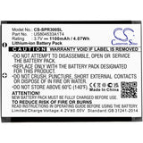 Battery For Spare H720, Minidvr 3 3.7v, 1200mah - 4.44wh Camera Cameron Sino Technology Limited   