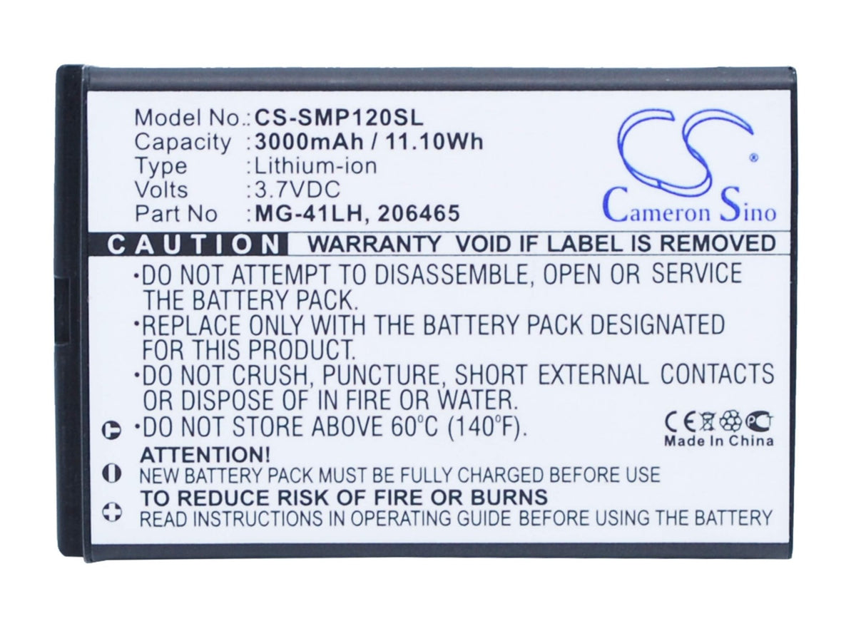 Battery For Spectra Mobilemapper 10, Mobilemapper 20, 3.7v, 3000mah - 11.10wh GPS, Navigator Cameron Sino Technology Limited   