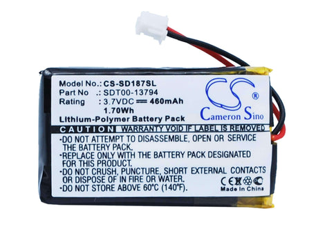 Battery For Sportdog, Sd-1875 Remote Beeper 3.7v, 460mah - 1.70wh Dog Collar Cameron Sino Technology Limited   