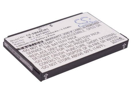 Battery For Sprint Aircard 753s, Aircard 754s, Aircard 801s 3.7v, 1500mah - 5.55wh Hotspot Cameron Sino Technology Limited   