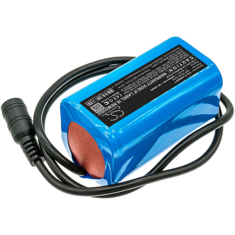 Battery For Square, Led, Light 7.4v, 5200mah - 38.48wh Flashlight Cameron Sino Technology Limited   