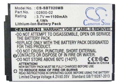 Battery For Summer Baby, Baby Touch 02000, Baby Touch 02004 3.7v, 1100mah - 4.07wh Batteries for Electronics Cameron Sino Technology Limited   