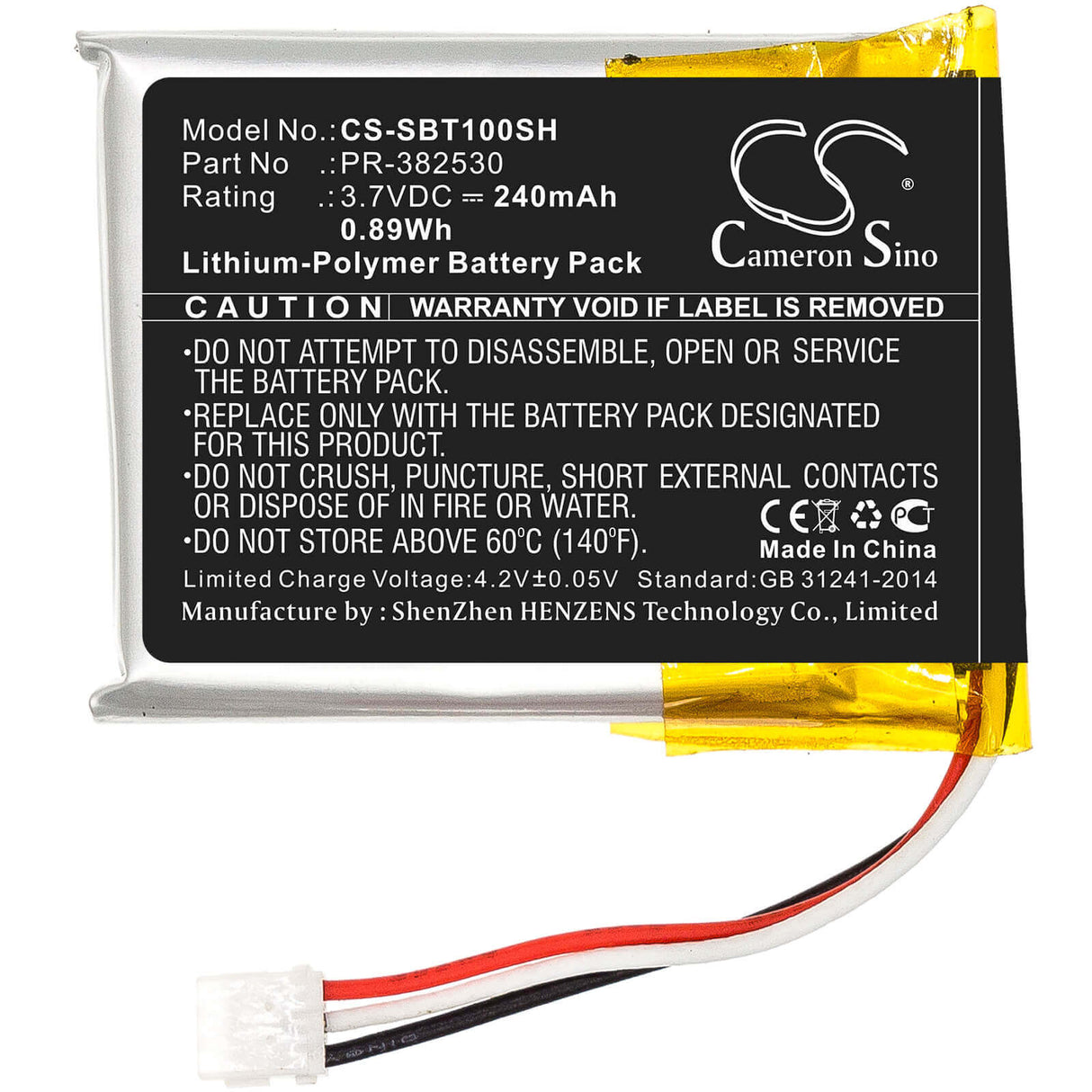 Battery For Suunto, Ambit 1, Ambit 2, Ambit 2s 3.7v, 240mah - 0.89wh Smartwatch Cameron Sino Technology Limited   