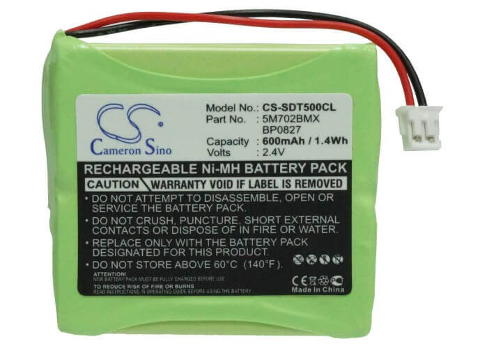 Battery For Switel, Df 812, Df 812 2.4v, 600mah - 1.44wh Cordless Phone Cameron Sino Technology Limited (Cordless Phone)   