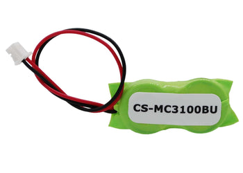 2.4V, Ni-MH, 20mAh, CMOS / BackUp battery fits Symbol, MC3100, MC3100-RL2S01E00, 0.05Wh