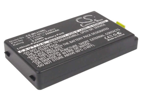 Battery For Symbol Mc3100, Mc3190, Mc3190g 3.7v, 2500mah - 9.25wh Barcode Scanner Cameron Sino Technology Limited   