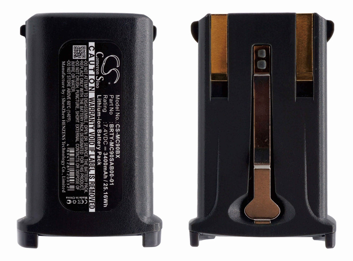 Battery For Symbol, Mc9000, Mc9000-g, Mc9000-k, Mc9000-s, Mc9010, Mc9050 7.4v, 3400mah - 25.16wh Barcode Scanner Cameron Sino Technology Limited   