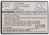 Battery For T-mobile Mf64, Z64 3.7v, 1800mah - 6.66wh Batteries for Electronics Cameron Sino Technology Limited   