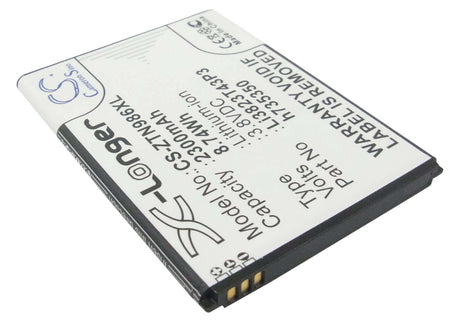 Battery For T-mobile Mf64, Z64 3.8v, 2300mah - 8.74wh Hotspot Cameron Sino Technology Limited   