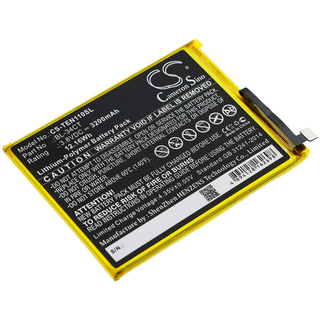 Battery For Tecno, Camon, 11s, Camon 3.8v, 3200mah - 12.16wh Mobile, SmartPhone Cameron Sino Technology Limited   