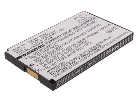 Battery For Terrestar Genus 3.7v, 1200mah - 4.44wh PDA, Pocket PC Cameron Sino Technology Limited   