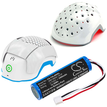3400mAh Personal care battery For Theradome, Lh40, Lh80, Lh80 3.7v, 12.58wh