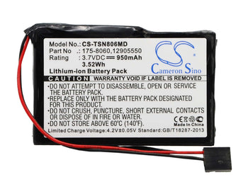 3.7V, Li-ion, 950mAh, Medical battery fits Finnpipette, Thermo Scientific, 12905550, Multichannel Pipettes, Novus Single, 3.52Wh