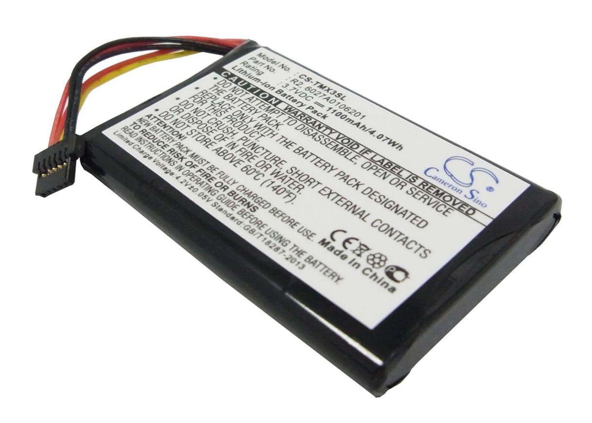 Battery For Tomtom 1ep0.029.01, 4ep0.001.02, 5ep0.029.01 3.7v, 1100mah - 4.07wh GPS, Navigator Cameron Sino Technology Limited   