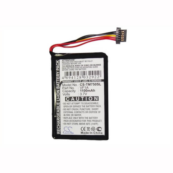 Battery For Tomtom 4cp0.002.06, Go 740 Live, Go 740tm 3.7v, 1100mah - 4.07wh GPS, Navigator Cameron Sino Technology Limited   