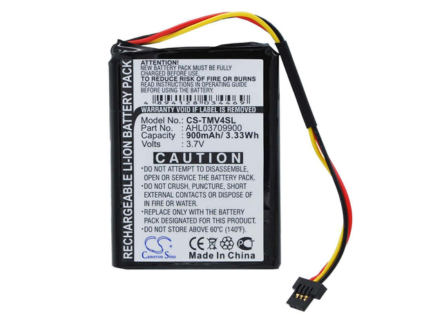 Battery For Tomtom 4ee0.001.22, One V4, One V4 Assist 3.7v, 900mah - 3.33wh GPS, Navigator Cameron Sino Technology Limited   