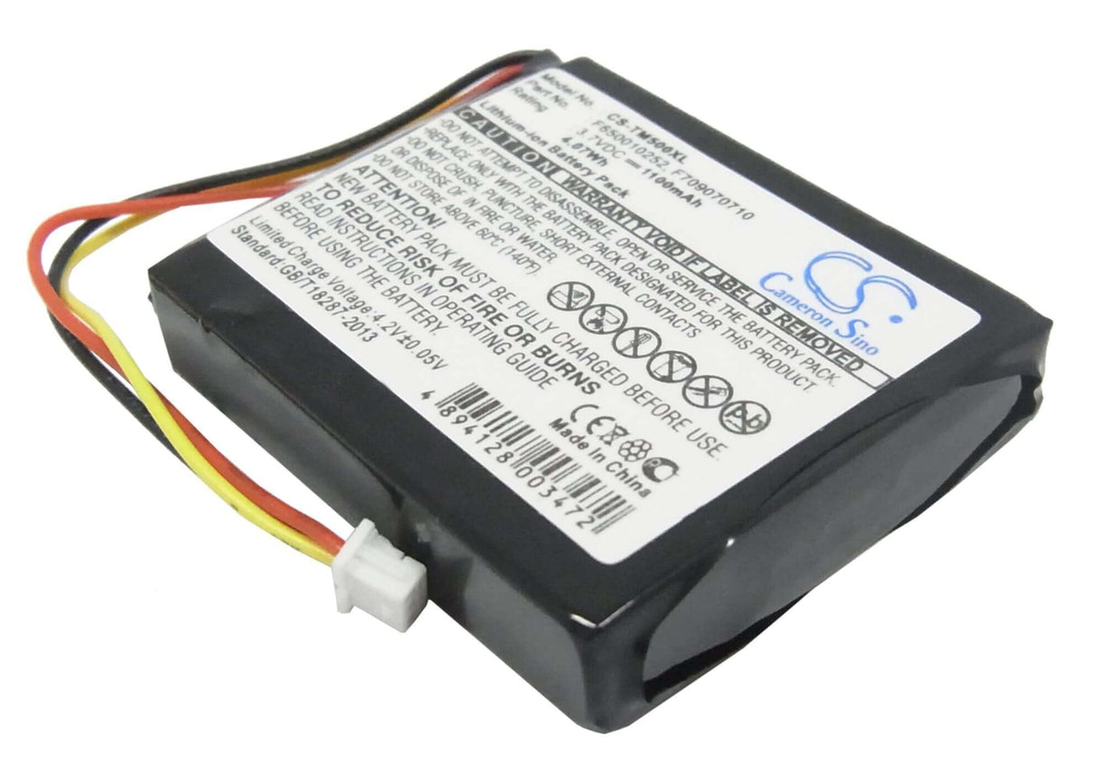 Battery For Tomtom 4k00.100, 4n00.004, 4n00.004.2 3.7v, 1100mah - 4.07wh GPS, Navigator Cameron Sino Technology Limited   