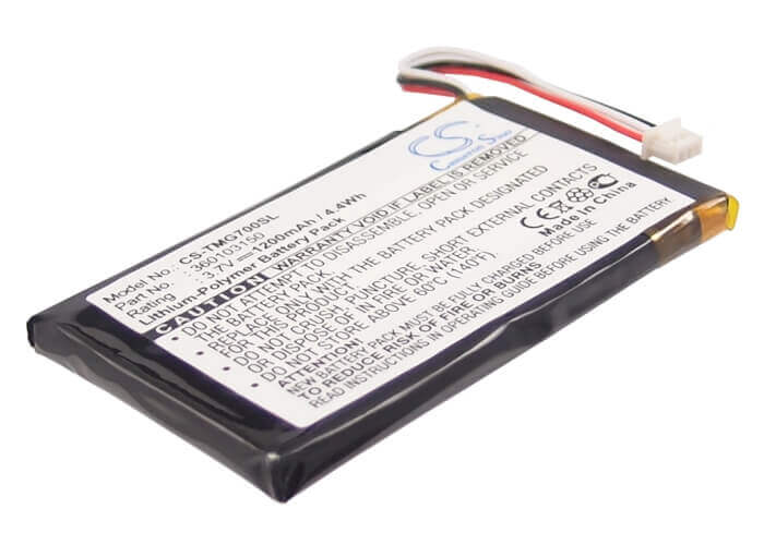 Battery For Tomtom Go 7000, Go 7000 Hd, Go7000 3.7v, 1200mah - 4.44wh GPS, Navigator Cameron Sino Technology Limited   