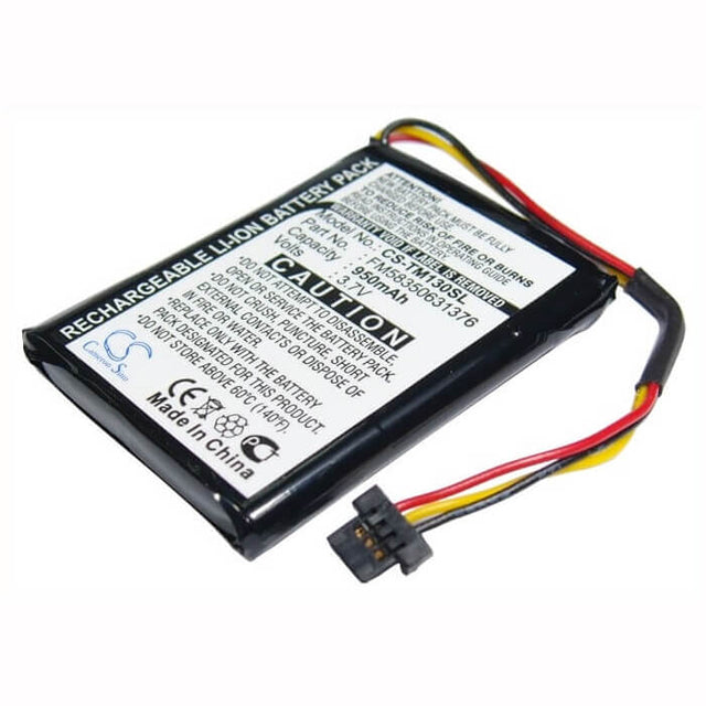 Battery For Tomtom One 125, One 130, One 130s 3.7v, 950mah - 3.52wh GPS, Navigator Cameron Sino Technology Limited   