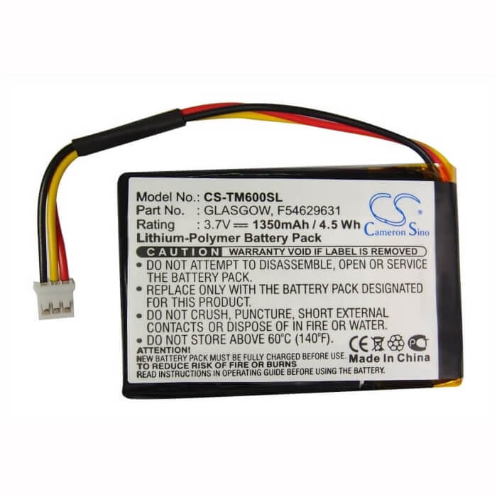 Battery For Tomtom One V1 3.7v, 1350mah - 5.00wh GPS, Navigator Cameron Sino Technology Limited   