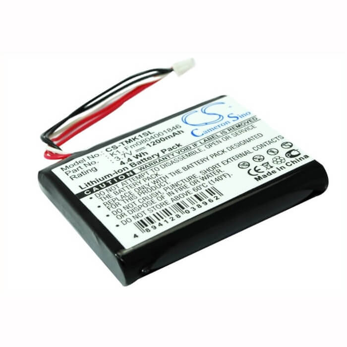 Battery For Tomtom One Xl Hd Traffic 3.7v, 1200mah - 4.44wh GPS, Navigator Cameron Sino Technology Limited   