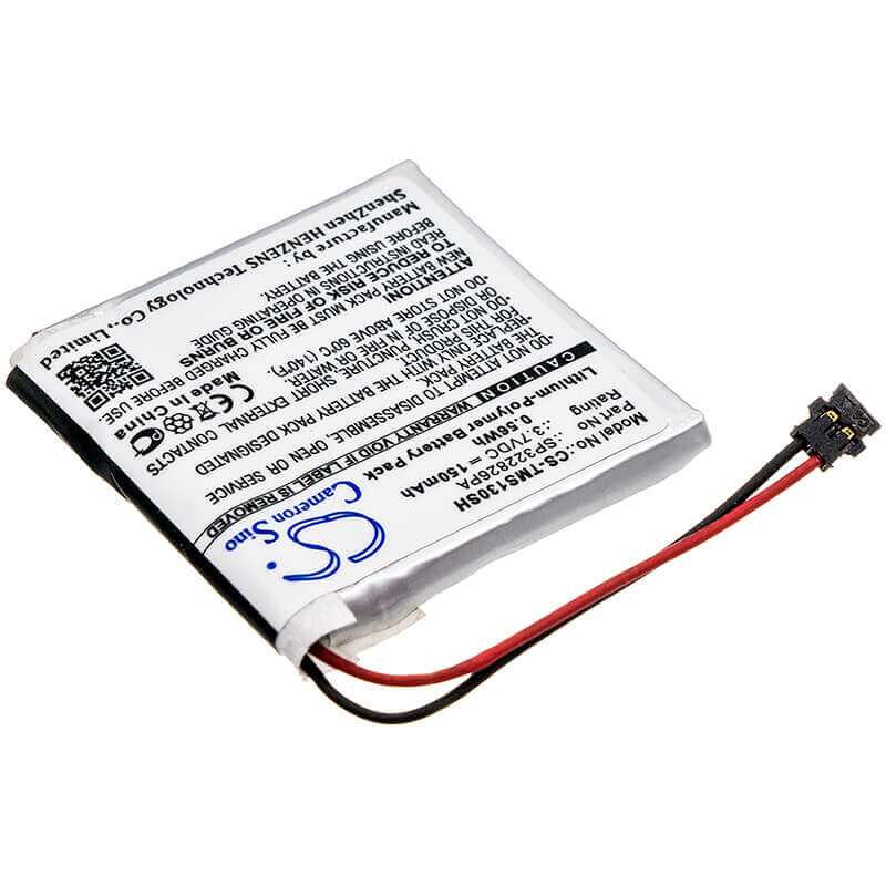 Battery For Tomtom, Spark 3 3.7v, 150mah - 0.56wh Smartwatch Cameron Sino Technology Limited   