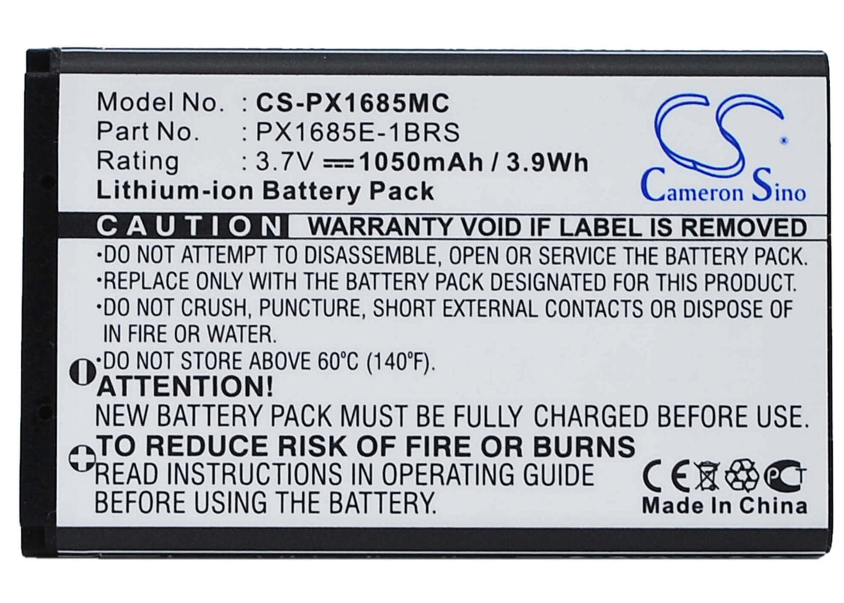 Battery For Toshiba Camileo S20, Camileo S20-b 3.7v, 1050mah - 3.89wh Camera Cameron Sino Technology Limited   