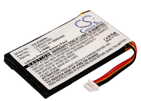 Battery For Toshiba Genio E300, Genio E310, Genio E330 3.7v, 1000mah - 3.70wh PDA, Pocket PC Cameron Sino Technology Limited   