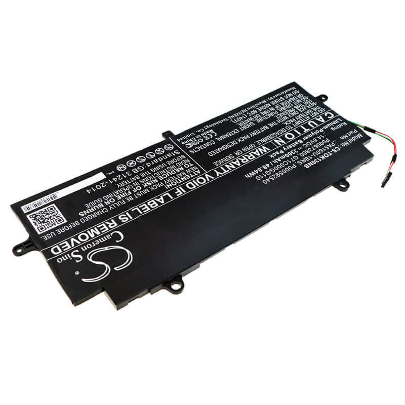 Battery For Toshiba, Kira 13 Kirabook, Kira-101, Kira-102 14.8v, 3300mah - 48.84wh Notebook, Laptop Cameron Sino Technology Limited   