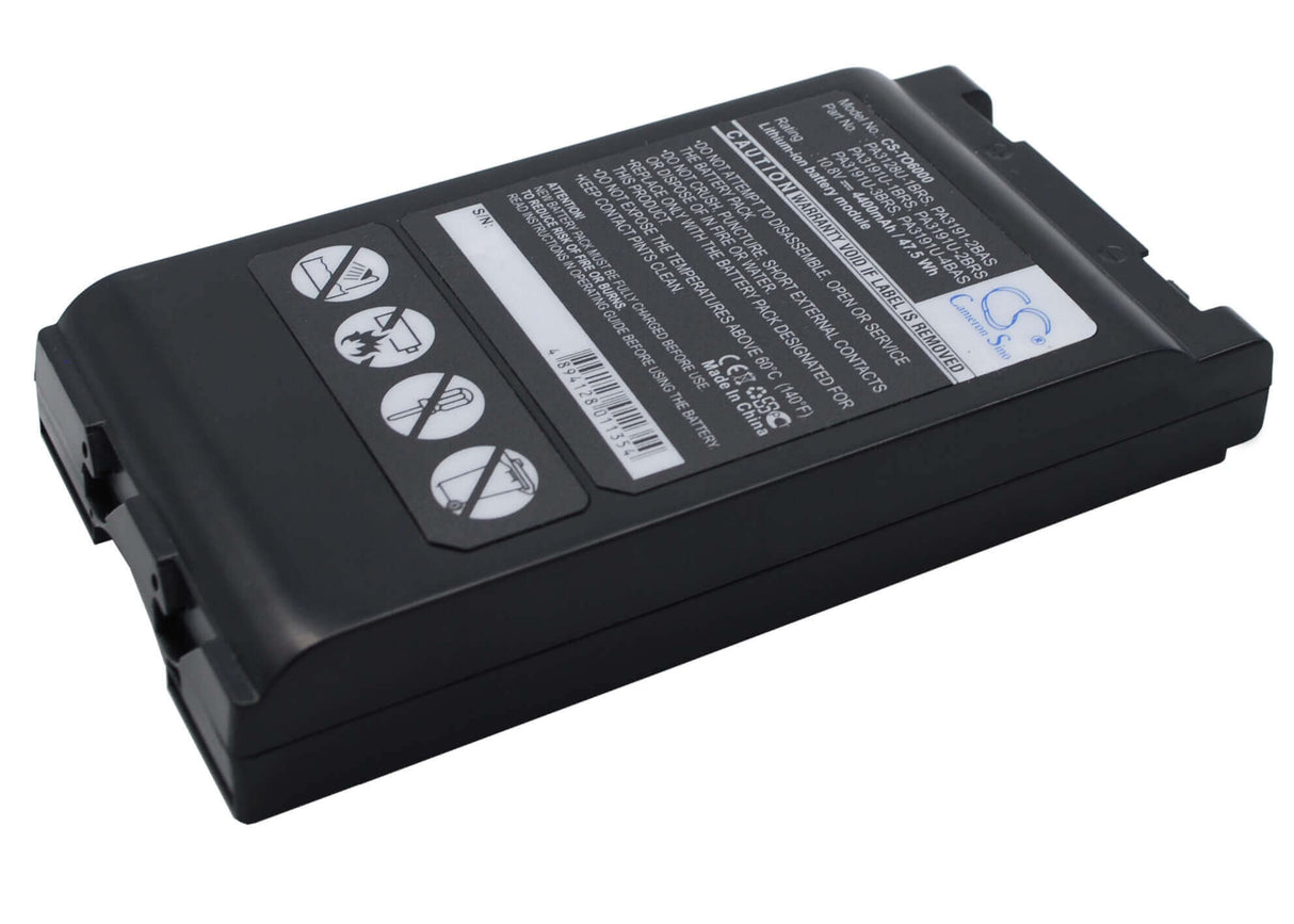 Battery For Toshiba, Portege 4000, Portege M200, Portege M200-102 10.8v, 4400mah - 47.52wh Notebook, Laptop Cameron Sino Technology Limited   