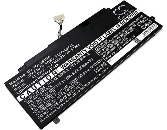 Battery For Toshiba, Satellite Click 2 L35w-b3204, Satellite L 11.1v, 3700mah - 41.07wh Notebook, Laptop Cameron Sino Technology Limited   