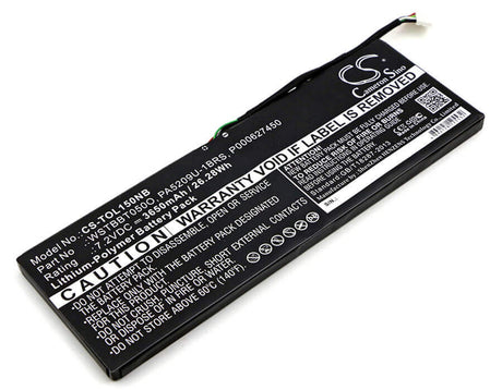 Battery For Toshiba, Satellite L10t, Satellite L10w, Satellite L10w-b 7.2v, 3650mah - 26.28wh Notebook, Laptop Cameron Sino Technology Limited   