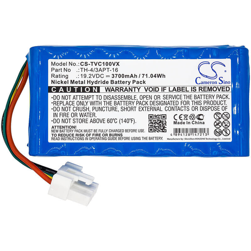 Battery For Toshiba, Vc-j1x 19.2v, 3700mah - 71.04wh Vacuum Cameron Sino Technology Limited   