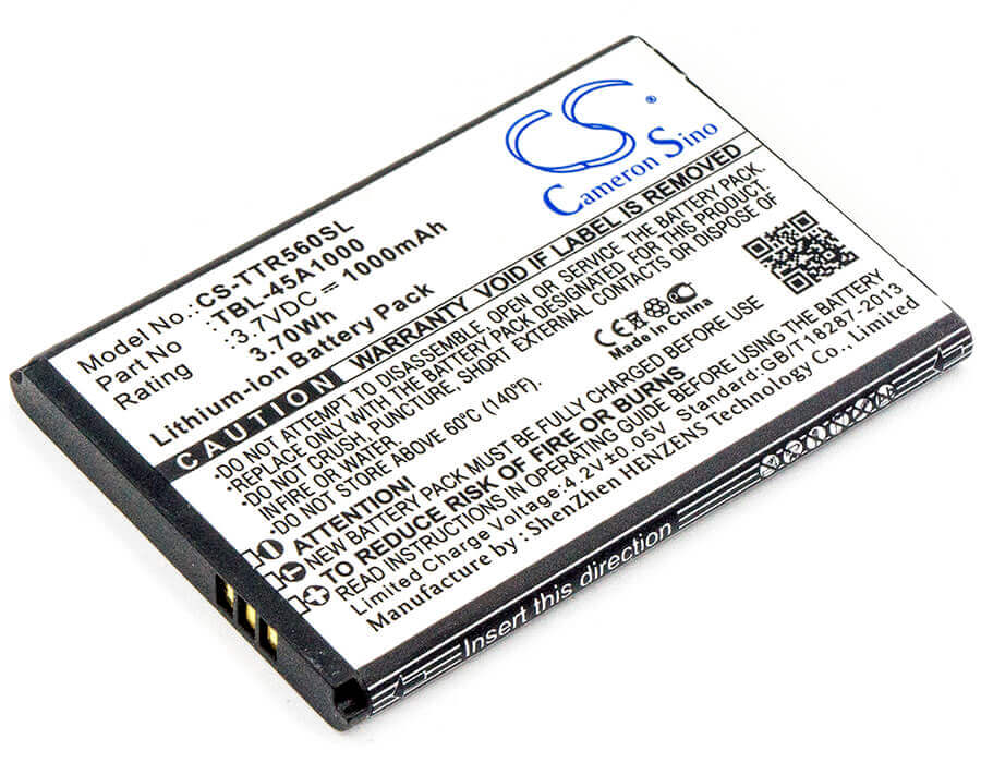 Battery For Tp-link, 5600, Tl-5600 3.7v, 1000mah - 3.70wh Hotspot Cameron Sino Technology Limited   