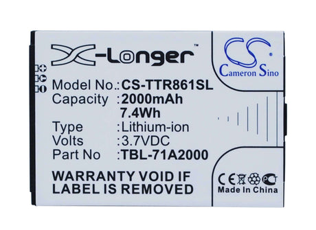 Battery For Tp-link M5350, M7300, Tl-m5350 3.7v, 2000mah - 7.40wh Hotspot Cameron Sino Technology Limited   