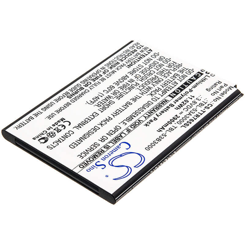 Battery For Tp-link, M7650 3.8v, 2900mah - 11.02wh Hotspot Cameron Sino Technology Limited   