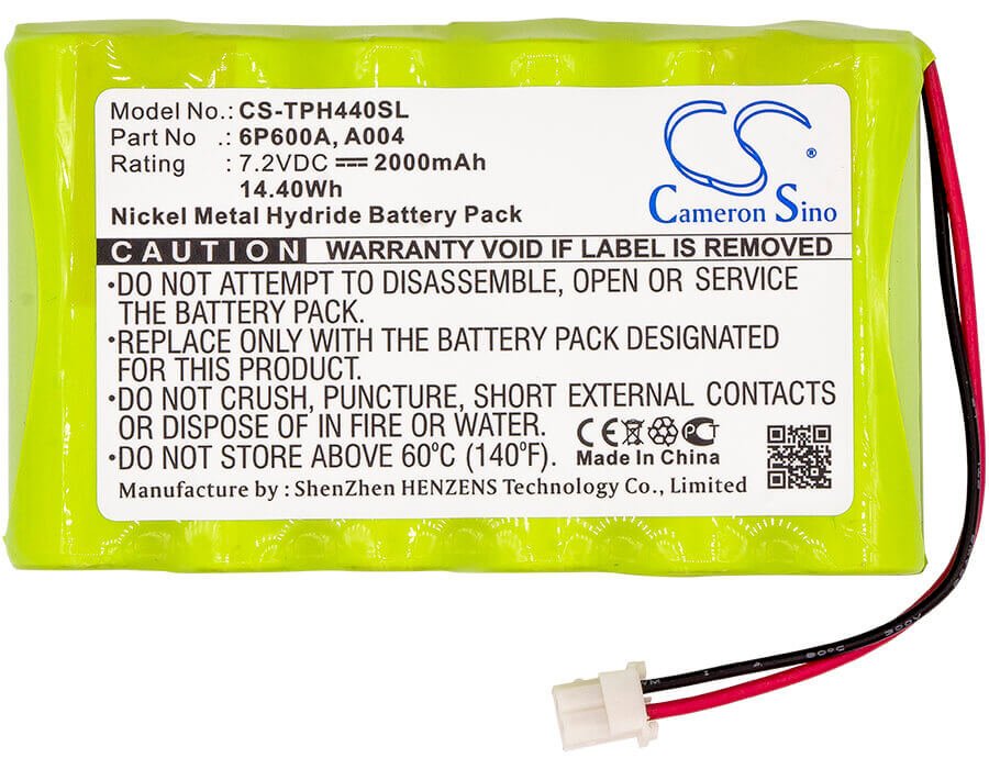 Battery For Tpi 440, 440 1mhz Single Channel Oscilloscopes 7.2v, 2000mah - 14.40wh Equipment, Survey, Test Cameron Sino Technology Limited   