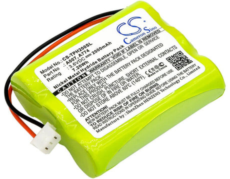 Battery For Tpi, Hxg-2d, Hxg-2d Combustible Gas Leak Detectors 3.6v, 2000mah - 7.20wh Equipment, Survey, Test Cameron Sino Technology Limited   